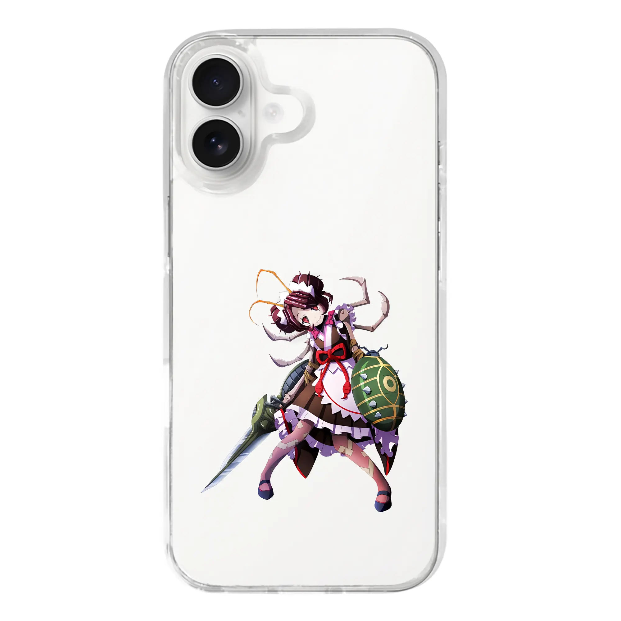 オーバーロード グッズ エントマ・ヴァシリッサ・ゼータ - iPhone 17シリーズ 透明スマホケース – 薄型・耐衝撃・精密フィット保護カバー